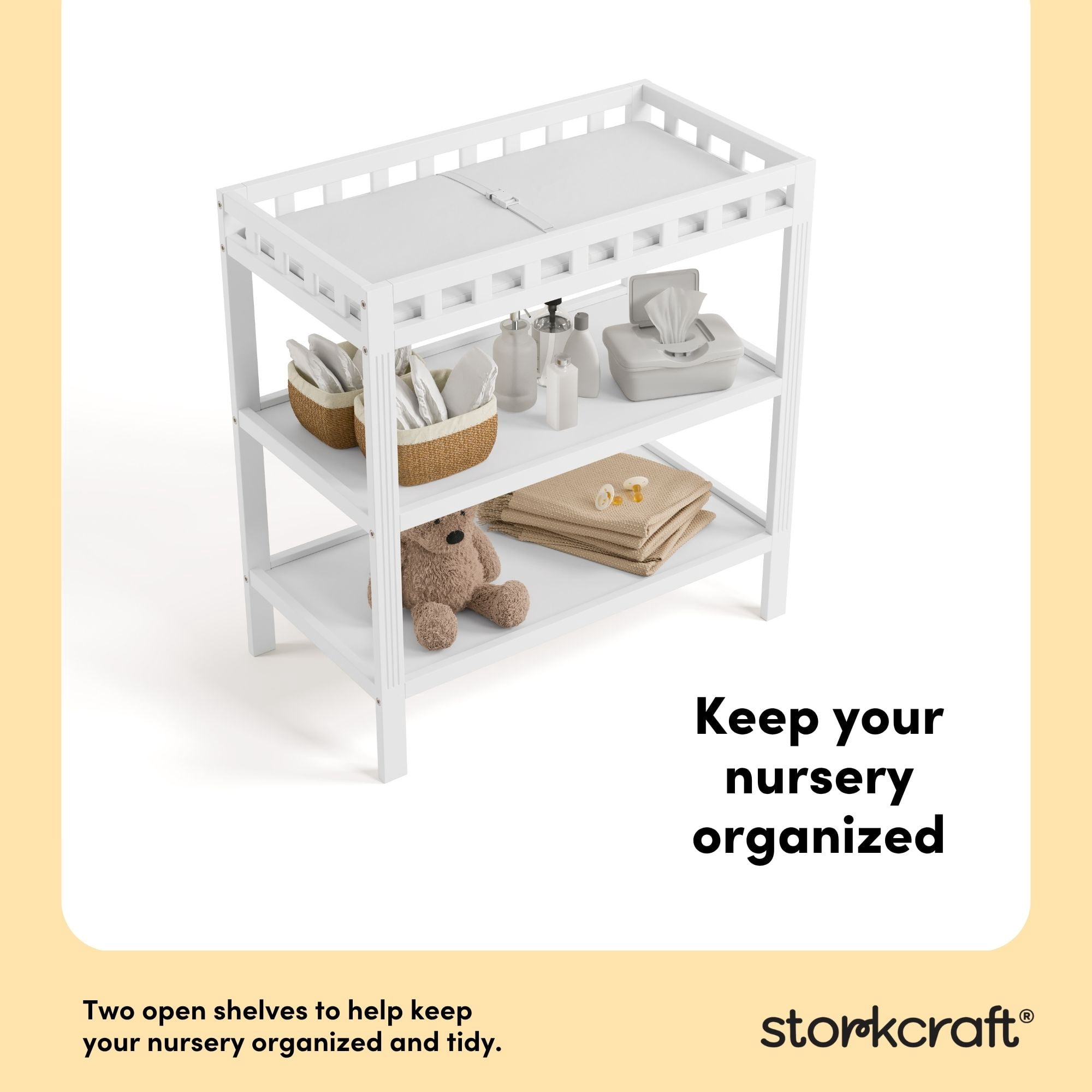 Storkcraft Morningside Infant Changing Table, White
