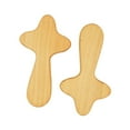 thumbnail image 4 of 2 piezas de cruces de oración artesanales, pequeñas, portátiles, coleccionables, cómodas, decoración de madera Color de la madera, 4 of 9