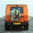 Spare Tire Cover Horses And Jockeys Weatherproof Wheel Covers Universal
