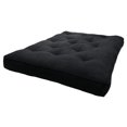thumbnail image 1 of AJD Home Microsuede Full Size Mattress 8 Inch Futon Mattress 75" x 54" Black, 1 of 4