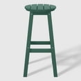 thumbnail image 2 of WestinTrends Malibu 29" HDPE Outdoor Patio Round Bar Stool, Dark Green, 2 of 7