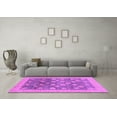 thumbnail image 3 of Ahgly Company Indoor Rectangle Oriental Purple Modern Area Rugs, 5' x 7', 3 of 4
