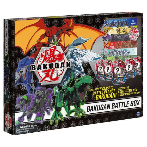 fængelsflugt Medalje besøgende Bakugan Battle Planet Core Gift Box 5-Pack w/ Classic Battle Planet Bakugan  - Walmart.com