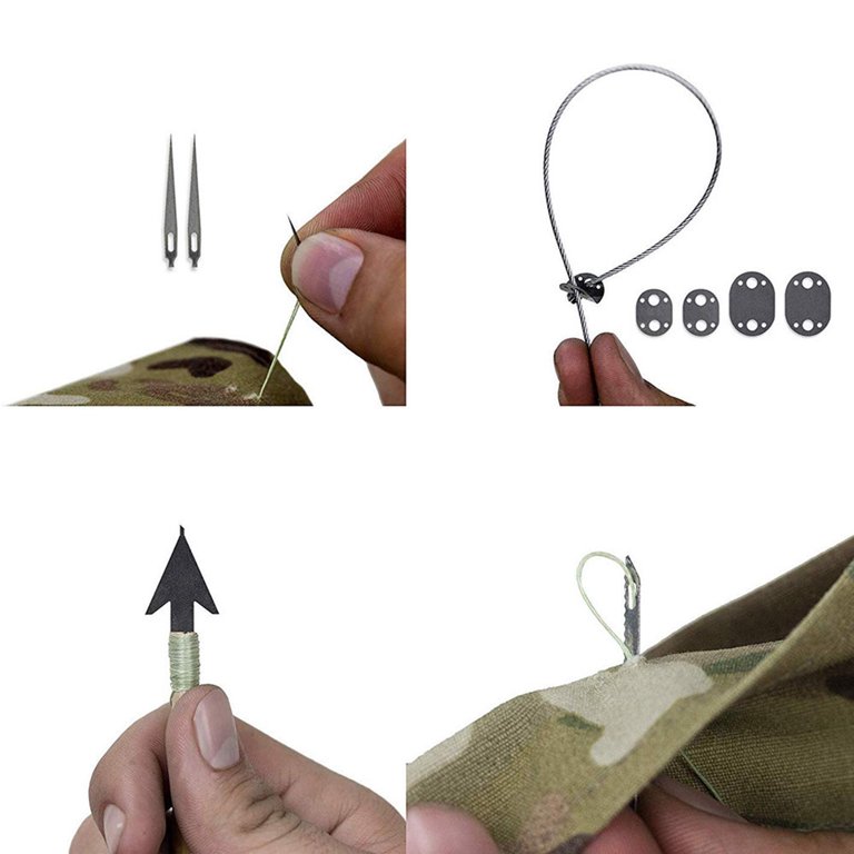 1Pc/4Pcs Survival Card fishing Gear Hook Card, Outdoor Camping Supplies  Multifunctional Fishing Survival Kit, Hunting Trips Tools 