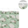 thumbnail image 4 of Cortina de ducha navideña Cortina de ducha navideña impermeable con 12 ganchos de 60 x 72 pulgadas, 4 of 6