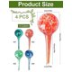 thumbnail image 4 of globos de riego para plantas, sistema de riego automático con bulbos de vidrio, colorido sistema de riego automático para plantas., 4 of 5