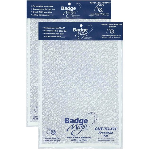 Kit de parches adhesivos con diseño Magic Cut to Fit Freestyle, paquete de 2