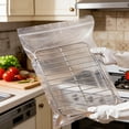 thumbnail image 4 of Hioecau Oven Rack Cleaning Bags Transparent PE Reusable Leak-Proof Hands-Free Deep Cleaning Oven Racks Grease Remover Bag, 4 of 8