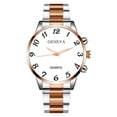 thumbnail image 2 of Resicozy Watches for Men Metal Strap Watch Large Number Round Dial Business Casual Daily Wristwatch H One Size, 2 of 3