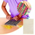 thumbnail image 1 of Beginners Wooden Weaving Kit for Kids Adults DIY Craft Tool Educational Art Projects Jewelry Making Crochet Knitting Learning Toy, 1 of 3