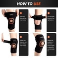 thumbnail image 6 of Welnove Compression Knee Brace Support ACL Meniscus Recovery for Men Women 1 Pack,Size S,Black, 6 of 7