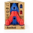 thumbnail image 2 of Green Toys Rocket with 2 Astronauts Toy Vehicle Playset, Blue/Red, 2 of 8
