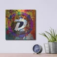 thumbnail image 4 of Luxe Metal Art 'Dgb Digibyte Crypto In Color' by Luxe Metal Art Portfolio, Metal Wall Art, 12"x12", 4 of 9