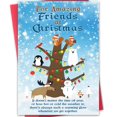 thumbnail image 1 of Tarjeta de Navidad Hongshan Merry Christmas for Amazing Friends, 1 of 7
