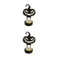 thumbnail image 3 of Wosthever Candelabros hechos de hierro con artesanía exquisita para decoración de Halloween candelabro de casa embrujada D D 2piezas, 3 of 6