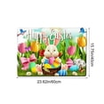 thumbnail image 3 of Easter Day Non Slip Kitchen Mat Absorbent Waterproof Floor Rug with Anti Skid Backing Durable Polyester Carpet for Entryway Bathroom Laundry Room Decor Holiday Home Essentials, 3 of 6