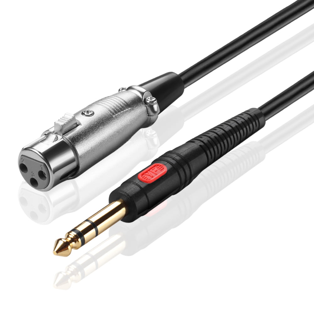 4-Pin XLR to 6.3mm 1/4" Adapter High-Quality Mogami OFC Cable 