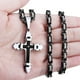thumbnail image 4 of Guardurnaity Collar decorativo de acero inoxidable para hombre, collares con colgante cruzado, accesorio de joyería de moda para el trabajo diario Ropa, zapatos y accesorios Miscelánea, 4 of 6
