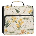 thumbnail image 5 of FORMRS Zipper Binder with Shoulder Strap 2-inch Ring 500 Sheet Capacity File Bag, White Rabbits, 5 of 5