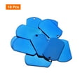 thumbnail image 3 of Uxcell Metal Blank Tags Stamping, 1.97"x1.1" Blue Blank Dog Tags DIY Engraving Blank Tags Pack of 10, 3 of 6