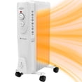 thumbnail image 1 of GUTSTARK Calefactor Electrico para Hogar con Radiador Relleno de Aceite Calentador con Termostato para Casa Habitacion o Cuarto 1500 W 3 Ajustes de Temperatura Calor de 100° C 110° C y 120° C, 1 of 5