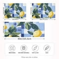 thumbnail image 2 of Yayeee Pillowcase Queen Size Set of 2 Satin Wrinkle Resistant Pillow Case, Cartoon Lemon Leaves, 2 of 7