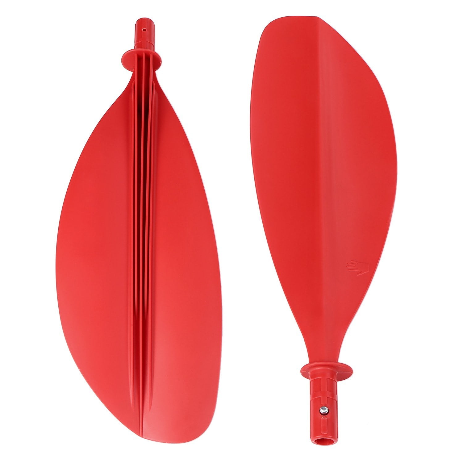 4-Piece Asymmetrical Kayak Paddle Set with Quick Release