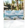 thumbnail image 6 of Outdoor Pillows Waterproof, Coastal Birds Bedding Throw Pillows with Insert for Couch Sofa Bed, Seabird Summer Tropical Beach 18x18 Inch Pillowcases Decorative Camping Patio Pillow Set of 2, 6 of 8