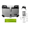 thumbnail image 3 of Caja Porta Equipaje Moto 57L Universal Plateada, 3 of 4