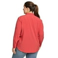thumbnail image 3 of Eddie Bauer Ladies’ Size Medium Departure 2.0 Long Sleeve Shirt, Chili (red), 3 of 3