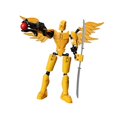 thumbnail image 3 of Figura de acción articulada móvil para niños, cuerpo Flexible con accesorios, Robot de acción, modelo de cuerpo de hombre, regalo, dibujo de juego de Amarillo, 3 of 8