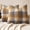 Plaid-amber and Grey, variant on decorUhome 16x16 Inch Pack of 2 Boho Plaid Textured Pillow Covers for Couch Sofa Bedroom, Farmhouse Neutral Pillowcases for Home Decor, Amber and Grey