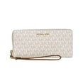 thumbnail image 2 of Michael Kors Signature Logo Print Canvas Continental Travel Wallet - Vanilla, 2 of 2