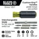 thumbnail image 2 of Destornillador/destornillador para tuercas Klein Tools 32527 11 en 1, 2 of 8