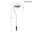 thumbnail image 3 of 4pcs Outdoor Light Solar Garden Stake Yard Light Stainless Steel Lawn Lamp Decor, 3 of 5