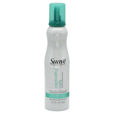 Suave Professionals Captivating Curls Whipped Cream Mousse, 7 oz