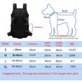 thumbnail image 4 of Mochila transportadora de malla para perros y mascotas, bolsa frontal para viajes al aire libre, productos transpirables, bolsas con asa para el hombro para perros pequeños y gatos, 4 of 5
