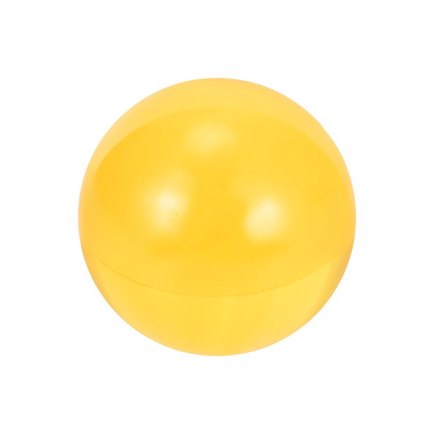 30mm Diameter Acrylic Ball Yellow Sphere Ornament Balls 1.2 Inches