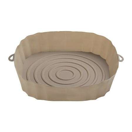 Air Fryer Silicone Liners Airfryer Liners Kitchen Reusable Baking Basket Square Airfryer Liners for 4-6 QT