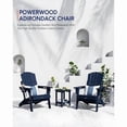 thumbnail image 7 of WINSOON All-Weather HDPE Adirondack Chair, Folding Design, Wide Seat with Cup Holder for Garden, Yard & Patio,Navy, 7 of 7