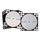 thumbnail image 2 of 10 piezas de pegatinas de papel para objetivo, adhesivo reactivo, objetivo de mira para entrenamiento de tiro, disparo de salpicadura, , con Macarena Papel de destino, 2 of 8