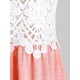 thumbnail image 3 of Más el tamaño de encaje Insertar Peplum camiseta Rosegal Camisetas tallas grandes, 3 of 5