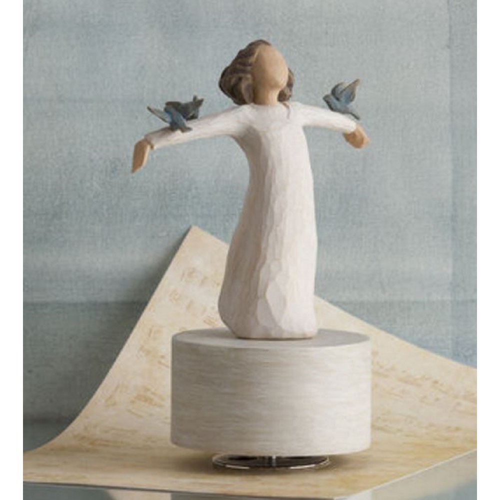 Willow Tree Happiness Musical Figurine Susan Lordi Waltz of the Flowers