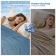 thumbnail image 2 of Grey Ombre Cooling Blanket,Lightweight Breathable Summer Throw Blanket with Double Sided Cold Effect,Navy Blue Gray Gradient Modern Abstract Art Picnic Blankets Bed Sheet for Hot Sleepers 30"x40", 2 of 8