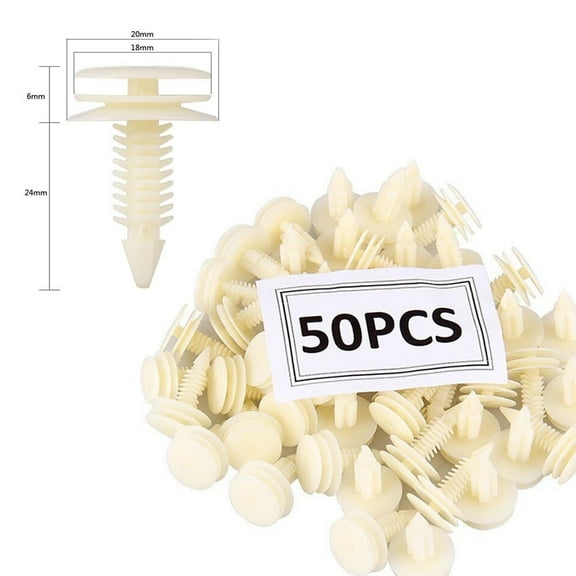 50PCS Front Door Trim Panel Retainer Car Fasteners Clips for Chevrolet 10153057