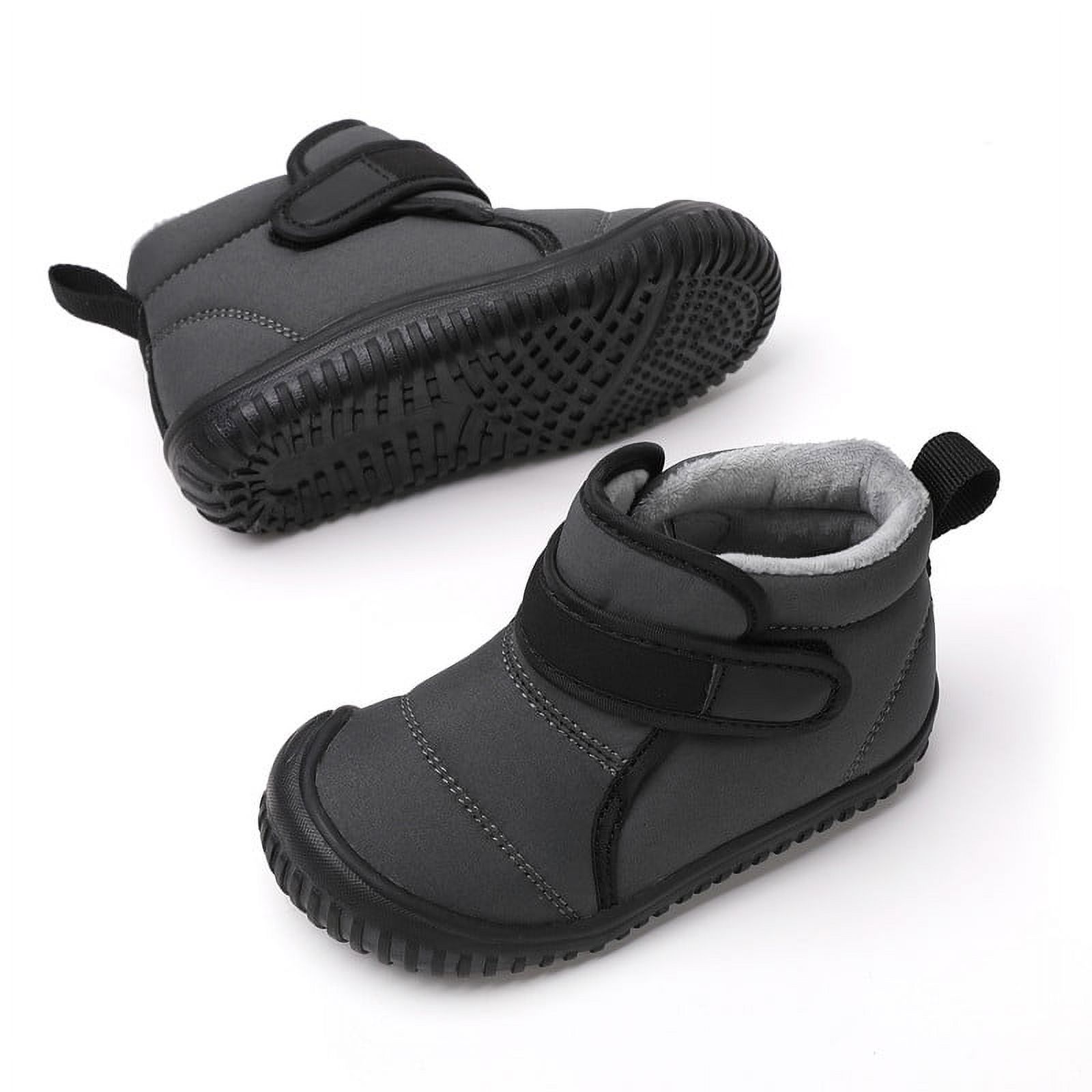 Stepedia Toddler Snow Boots with Faux Fur and Anti-Collision