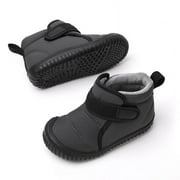 Toddler Kids Snow Boots Winter Shoes Boys Girls Cold Weather Baby Faux Fur House Shoes