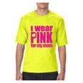 thumbnail image 1 of "Mens and Big Mens I Wear Pink For My Mom T-Shirt, up to size 3XLT", 1 of 5