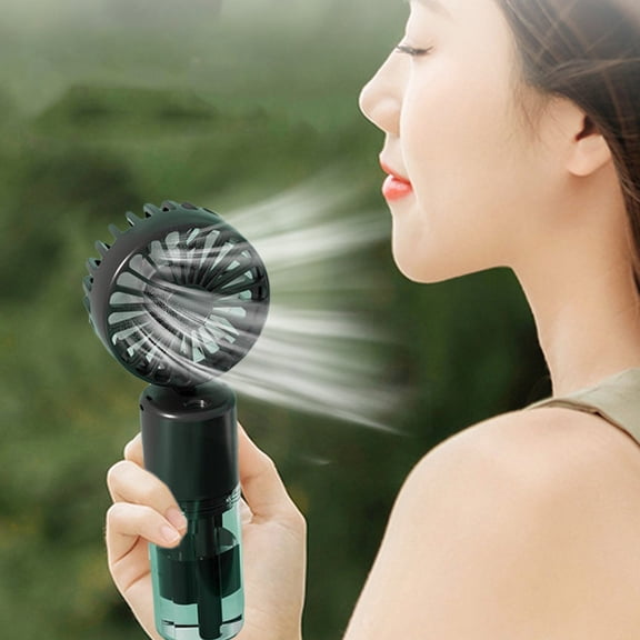 AZXY Handheld Fan,Portable Fan for Travel,Personal Fan Handheld,Usb Mini Hand Fans with Mist on Clearance,Black