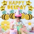 thumbnail image 6 of Happy Bee Day Decorations 21-Pack, Bee Themed Birthday Party Decorations, Daisy Bee Baby Shower Birthday Supplies, 6 of 7